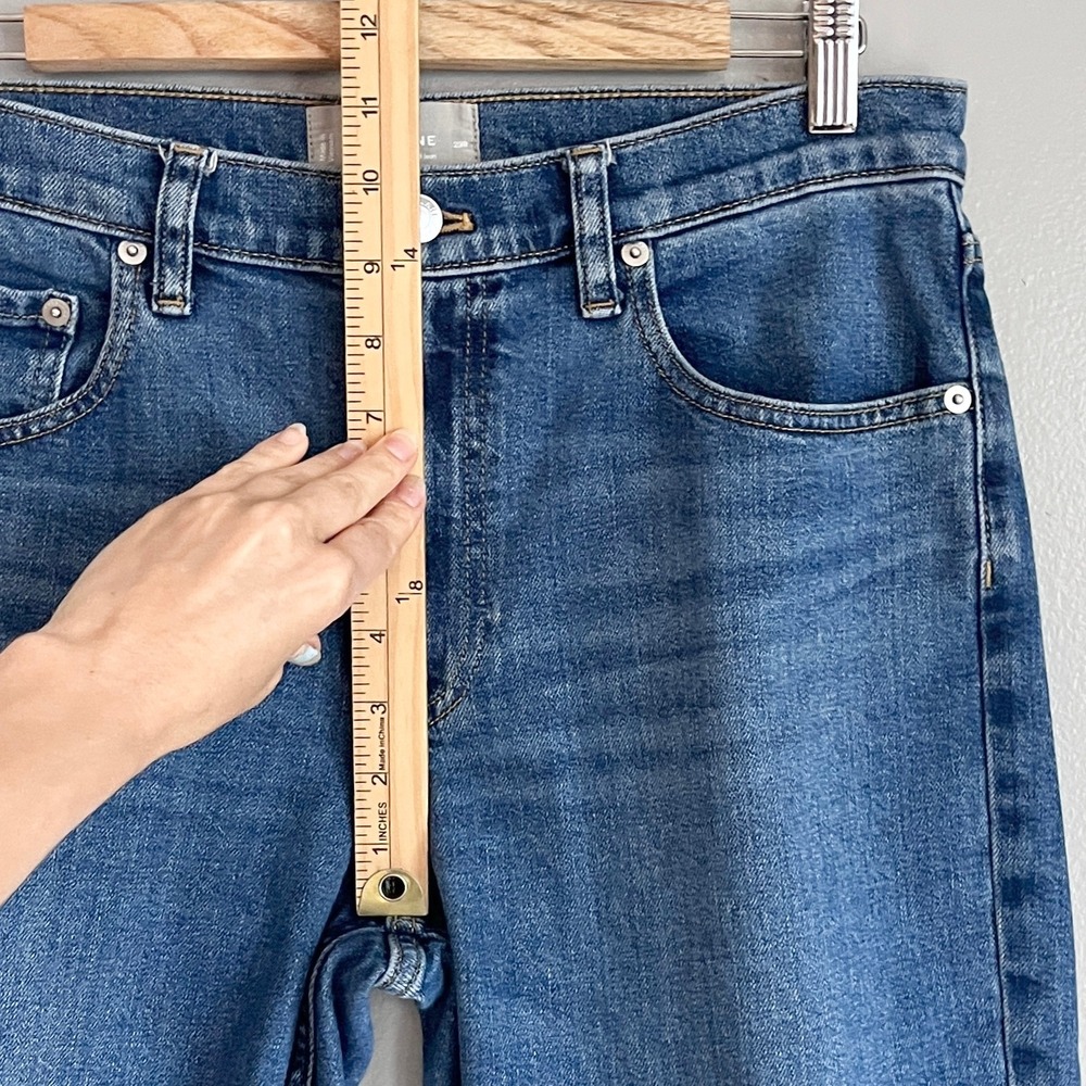 Everlane The Super Soft Relaxed Jean Blue Organic Cotton Denim Mid Rise Size 29 - Picture 10 of 12